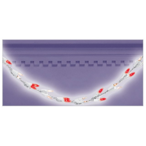 KA404E11 9 ft. Mini Red Clear Garland Light - $37.80