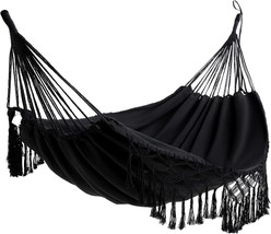 Indoor/Outdoor Boho/Macrame/Large/Soft Cotton/Soft Hammocks Bed For Two Person - £51.34 GBP