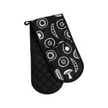 Premier Housewares Besa Double Oven Glove - Black  - $44.00