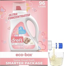 DREFT Stage 1 Newborn, Liquid Laundry Baby Detergent Eco-Box, 105 fl oz ... - $49.99