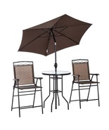 Outsunny Patio Set: Table, Umbrella &amp; Chairs - $5,616.33 MXN