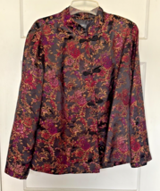 Dressbarn Woman Collection Floral Brocade Jacket Size 16W - $35.10