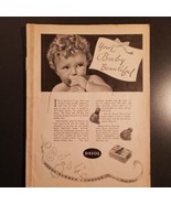 Baby Memory Book Vintage 1940s - $7.43