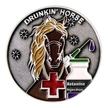 2018-2019 Drunkin&#39; Horse G Co 3-126 US Army Medevac Ketamine Drug Challe... - $99.99