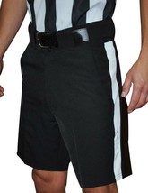 Smitty | FBS-181 | Football &amp; Lacrosse Referee Shorts | 1.25&quot; White Stripe - £39.22 GBP