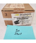 UFO-STP-33mm-B1 Rev A 100 IronRidge Stopper Sleeves Black - £23.22 GBP