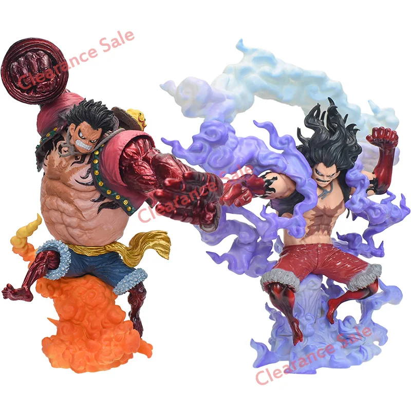 One Piece Anime Figure Toy Clearance sale Luffy Shanks Sabo Figures Collectible - £32.39 GBP+