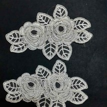 Application Doilies Embroidered Tulle Lace CM 12,5 SWEET TRIMS 14200 - £2.00 GBP