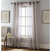 Payton 84-Inch Grommet Window Curtain Panels in Grey (Set of 2) in Gray - £15.45 GBP
