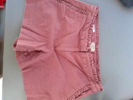 Loft Women&#39;s Shorts Size 6 Pink Mauve Classic Pockets Comfortable Ruffles around - £23.95 GBP