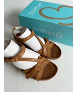 Baretraps Sz 6M Jaxen Flats Comfort Sandals Brown Ankle Strap Casual - $700.09 MXN