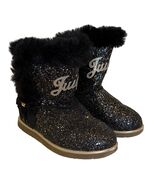 Juicy Couture Windsor Black Sparkly Girls Youth Size 4 Faux Fur Lined Wi... - $55.21 CAD