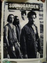 Soundgarden Affiche Son Jardin Le Jour I Tried Pour en Direct Bande Shot Chris - £139.85 GBP