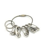 Fujiyuan One set 5 CLIP + 2 Keyring Keychain + 4.8CM Wire Cable Twist Sw... - $99.96 MXN