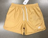 NWT Nike DM6829-725 Men&#39;s Sportswear Club Woven Lined Flow Shorts Wheat ... - $34.95
