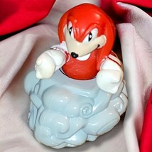 Rare 1993 Sega Knuckles Red Sonic The Hedgehog Spinning Car McDonalds Ha... - $2.67