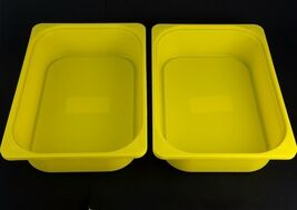 (Lot of 2) Ikea Trofast Storage Box Yellow 16 ½ x 11 ¾ x 4 " New 503.080.02 - $33.90