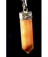 Himalayan golden healer crystal pendant   # 7267 - $32.55