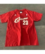 Adidas Youth Large Cleveland Cavaliers Lebron James Crew Neck T-Shirt #2... - £9.95 GBP