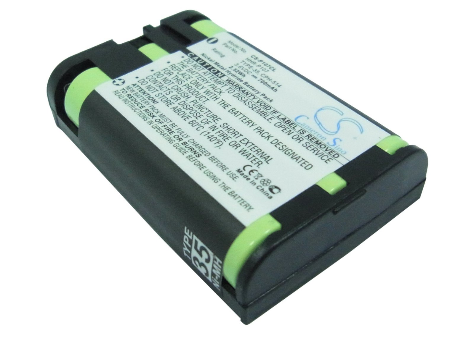 Cameron Sino 700mAh Replacement Battery for Panasonic KX-TG6052B - $16.66