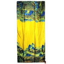NWT Scarf 35&quot;x70&quot; Silk Feeling Women&#39;s Large Rectangle Shawl Wrap LJD0245 - £11.88 GBP