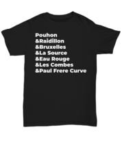 Spa-Francorchamps Famous Corners Circuit Race Track Shirt v3 - Unisex Tee - $24.99+