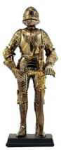 Medieval Kingdom European Suit Of Armor Knight Of Chivalry Swordsman Figurine - £18.37 GBP