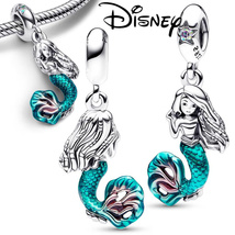Little Mermaid Disney 925 Sterling Silver Charms Original Pandora Bracelet  - £19.53 GBP