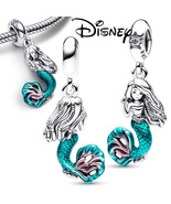 Little Mermaid Disney 925 Sterling Silver Charms Original Pandora Bracelet  - £19.63 GBP