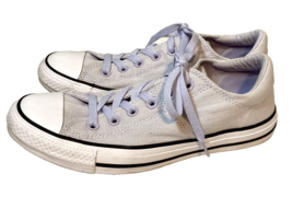 Converse All Stars Women&#39;s Grey/Lavender Sneakers Size 9 - $28.49
