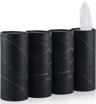 Car Tissue Holder, 4 Pack Car Cup Holder Facial Tissues with Travel Tiss... - €13,13 EUR