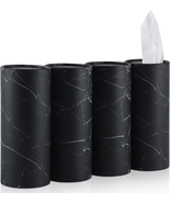Car Tissue Holder, 4 Pack Car Cup Holder Facial Tissues with Travel Tiss... - $280.22 MXN