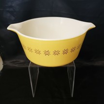 Pyrex Town And Country 474-B 1.5 Quart Casserole Light Yellow No Lid - £8.30 GBP