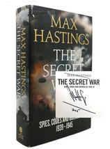 Max Hastings THE SECRET WAR Signed 1st 1st Edition 3rd Printing - £106.25 GBP
