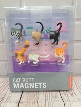 Funny Humor Kikkerland Catt Butt Magnets Pack Of 6 - $11.65