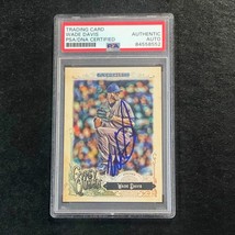 2017 Topps Gypsy Queen #118 Wade Davis Signed Card PSA Slabbed Auto Cubs - £47.80 GBP