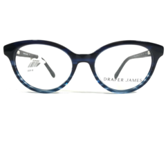 Draper James Eyeglasses Frames DJ1003 414 INDIGO STRIPE Black Blue 45-15-130 - £51.25 GBP