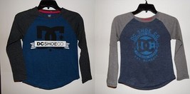DC Shoes Boys T-Shirts Long Sleeve Top  Sizes 5 and 6  NWT - £7.75 GBP