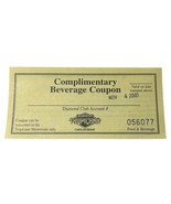 Tropicana Casino Atlantic City Beverage Coupon Free Drink Casino &amp; Resor... - $19.00