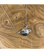 Sterling Silver Celestial Planet Star Necklace - $52.80 CAD