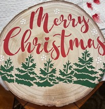 Merry Christmas - on Real Wood - £15.72 GBP