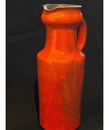 Vintage orange Italian Ravelli Vase, marked bottom - £84.86 GBP