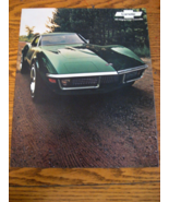 1971 Chevy Corvette Sting Ray Color Brochure, C2 Xlnt 71 GM New - £5.27 GBP