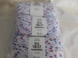 Big Twist Cotton Blueberry Speckle lot of 3 dye Lot CNE1268 - £12.74 GBP