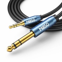 6.35Mm Male 1/4 To 3.5Mm Male 1/8 Trs Stereo Audio Cable (16 Feet), Headphone Ad - £26.93 GBP