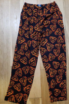 DC Superman Comics Men&#39;s Lounge Pants Fire Superhero Licensed XL New W Tags - £13.63 GBP