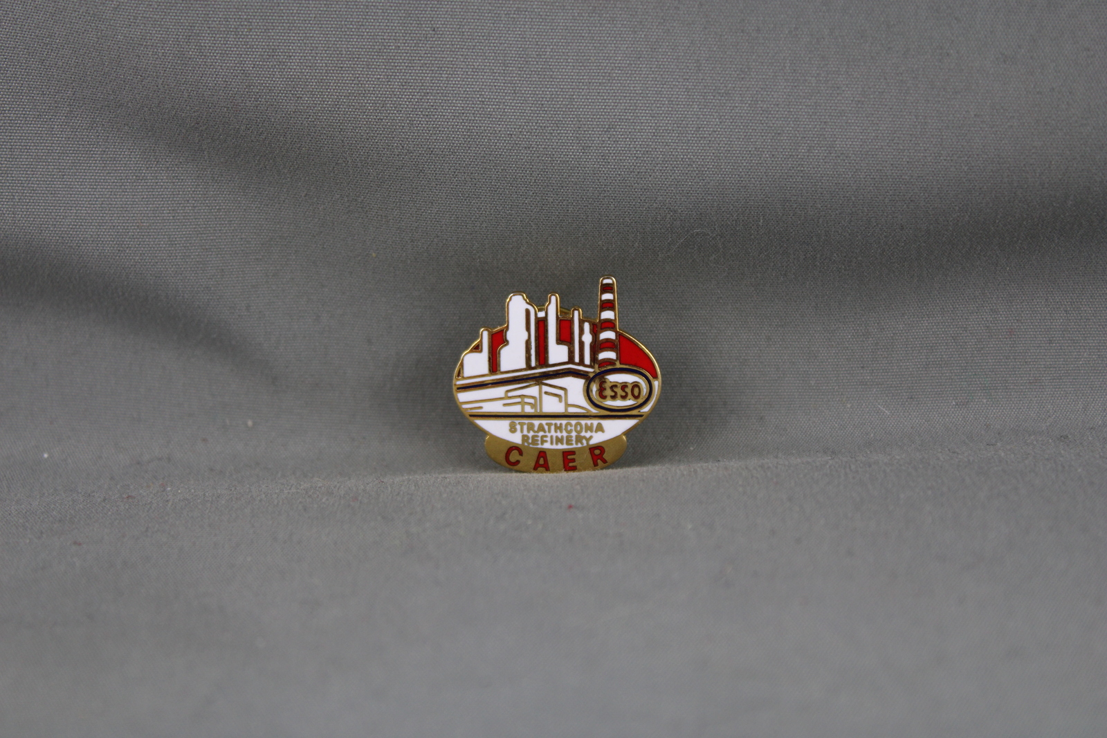 Vintage Gas Company PIn - Esso CAER Strathcona Refinery - Inlaid Pin - $15.00