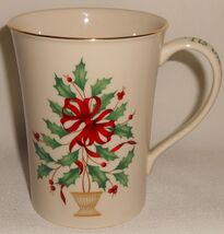 Lenox HOLIDAY PATTERN Tis The Season HANDLED 14 oz MUG - $15.83