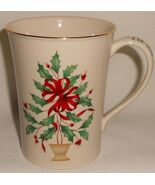 Lenox HOLIDAY PATTERN Tis The Season HANDLED 14 oz MUG - $15.83