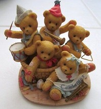 Cherished Teddies FIGURINE1996 &quot;Strike Up The Band&quot; #205354 L/E 7I9/613 - £26.76 GBP
